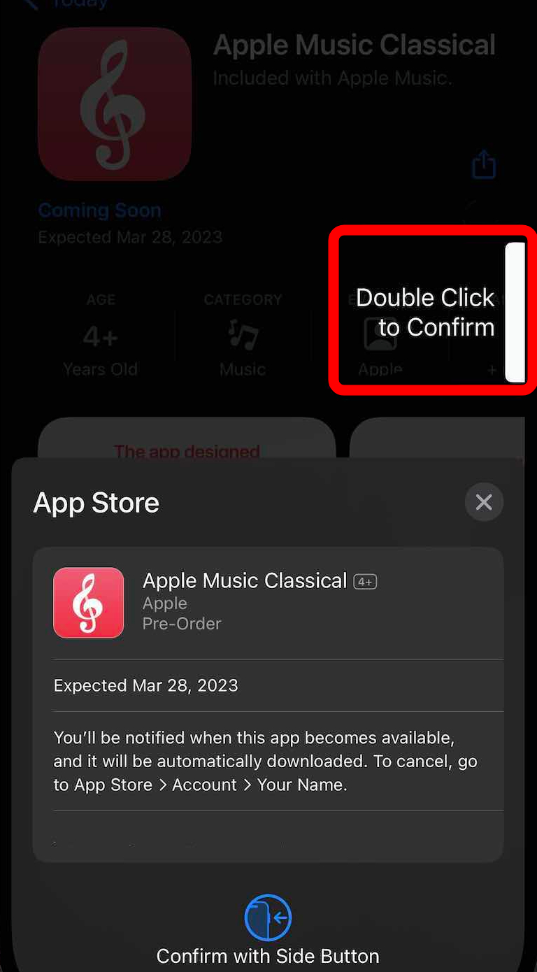 Apple Music Classical App Store Auto Download