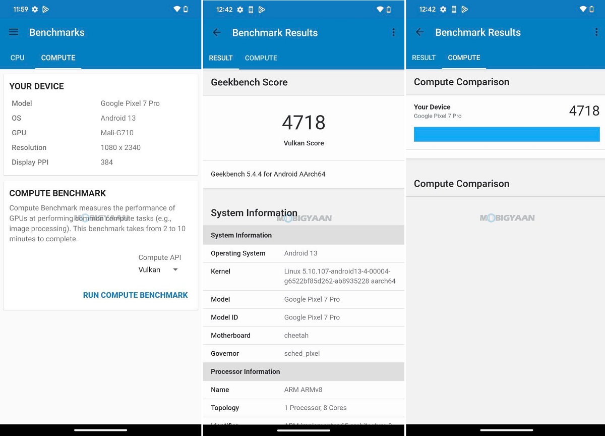 Google Pixel 7 Pro Review Android 13 Performance Geekbench 5 Benchmarks 3