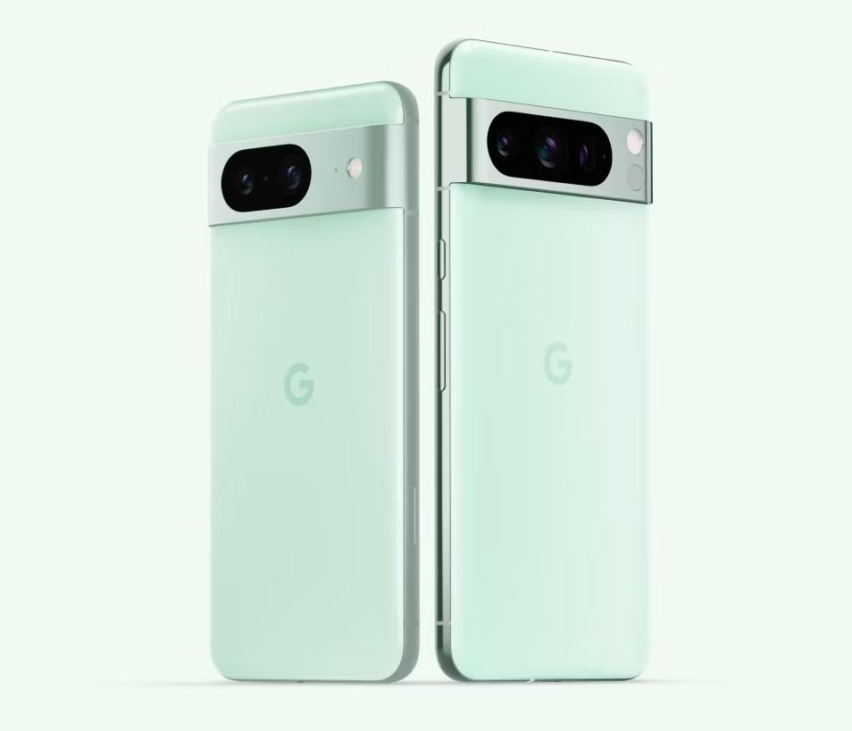 Google Pixel 8 and 8 Pro Mint