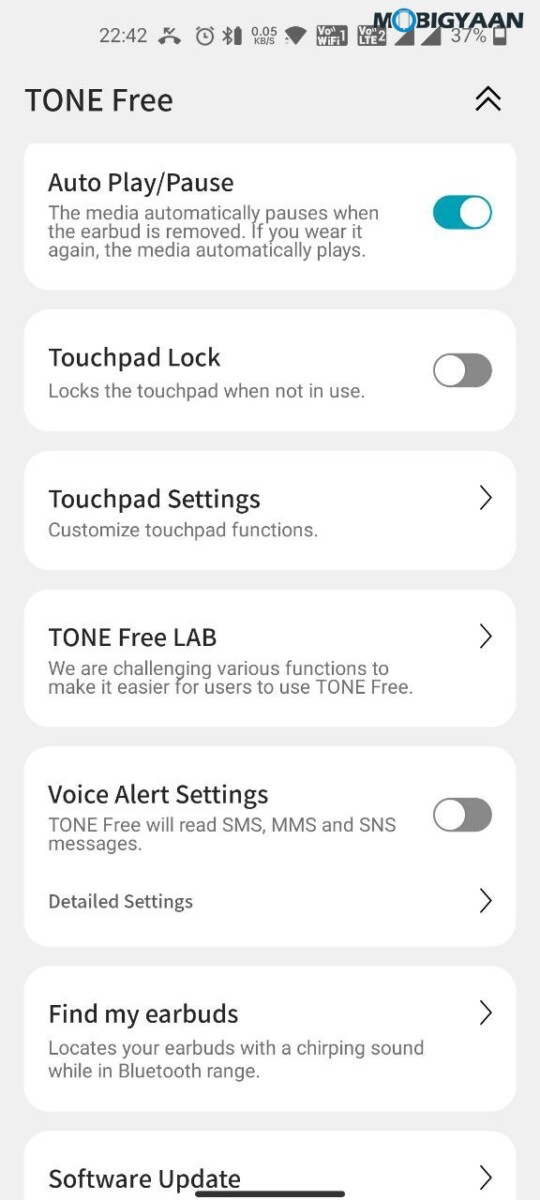 LG TONEFREE FP9 Review TONE Free App 9