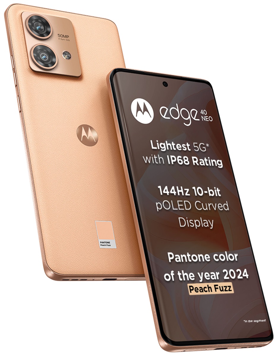 motorola edge 40 neo peach fuzz