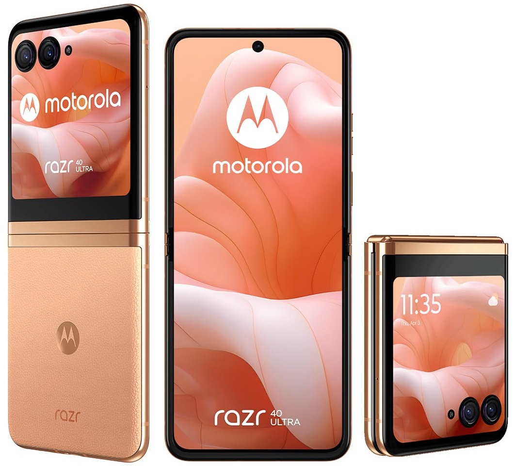 motorola razr 40 ultra peach fuzz