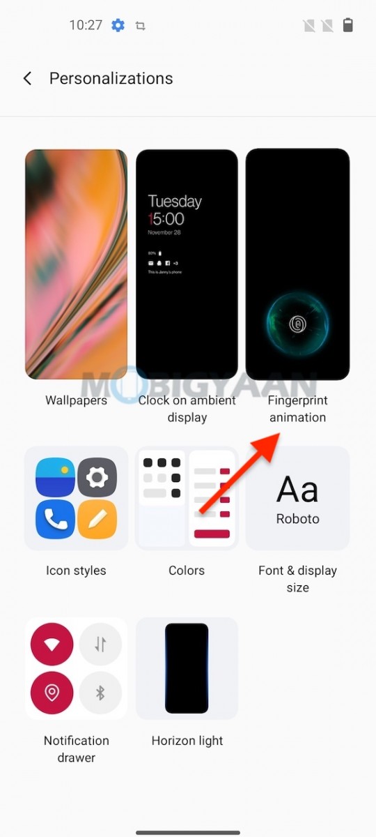 OnePlus Nord CE 5G Fingerprint Animation Effect 2